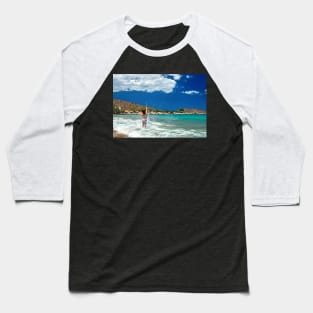 Breaking the waves Baseball T-Shirt